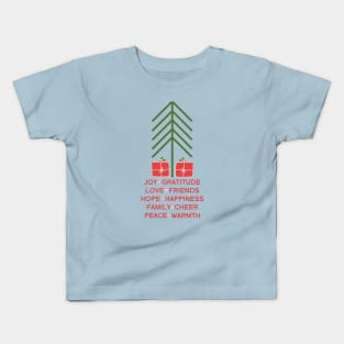 Warm Holiday Wishes Kids T-Shirt